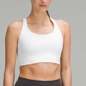 Lululemon Longline Training Energy Bra in White